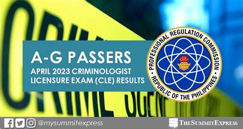 criminology board exam 2023|CLE RESULTS April 2023: Criminology Board Exam .